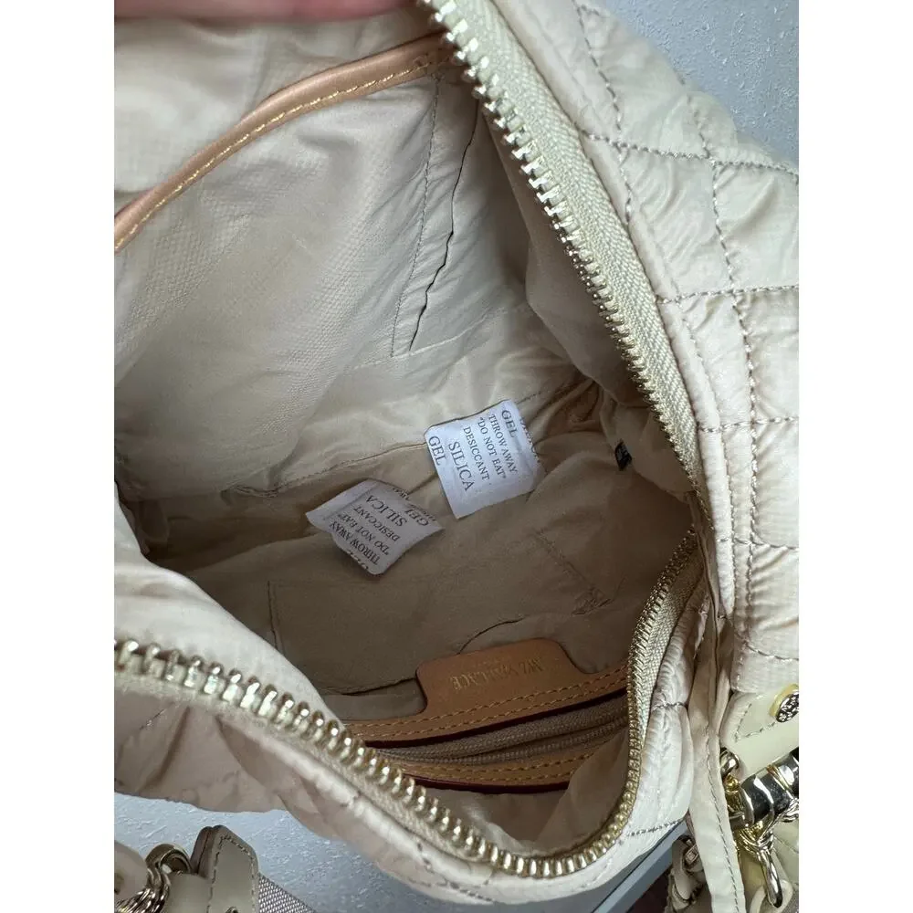 NWOT MZ WALLACE Crosby Sienna Hobo Bag in Buff Light Gold